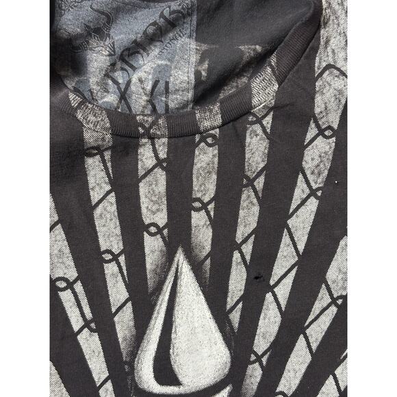 Y2K Warrior Tee Shirt  Skull Cyber Goth Grunge XXL Mens - Picture 3 of 6